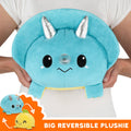 TeeTurtle Big Reversible Triceratops & Stego Plushie