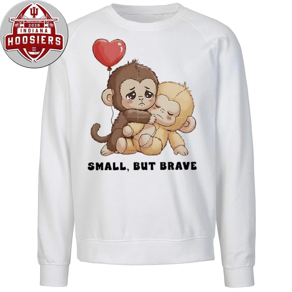 Baby Monkey Hugging Plush Toy T-Shirt