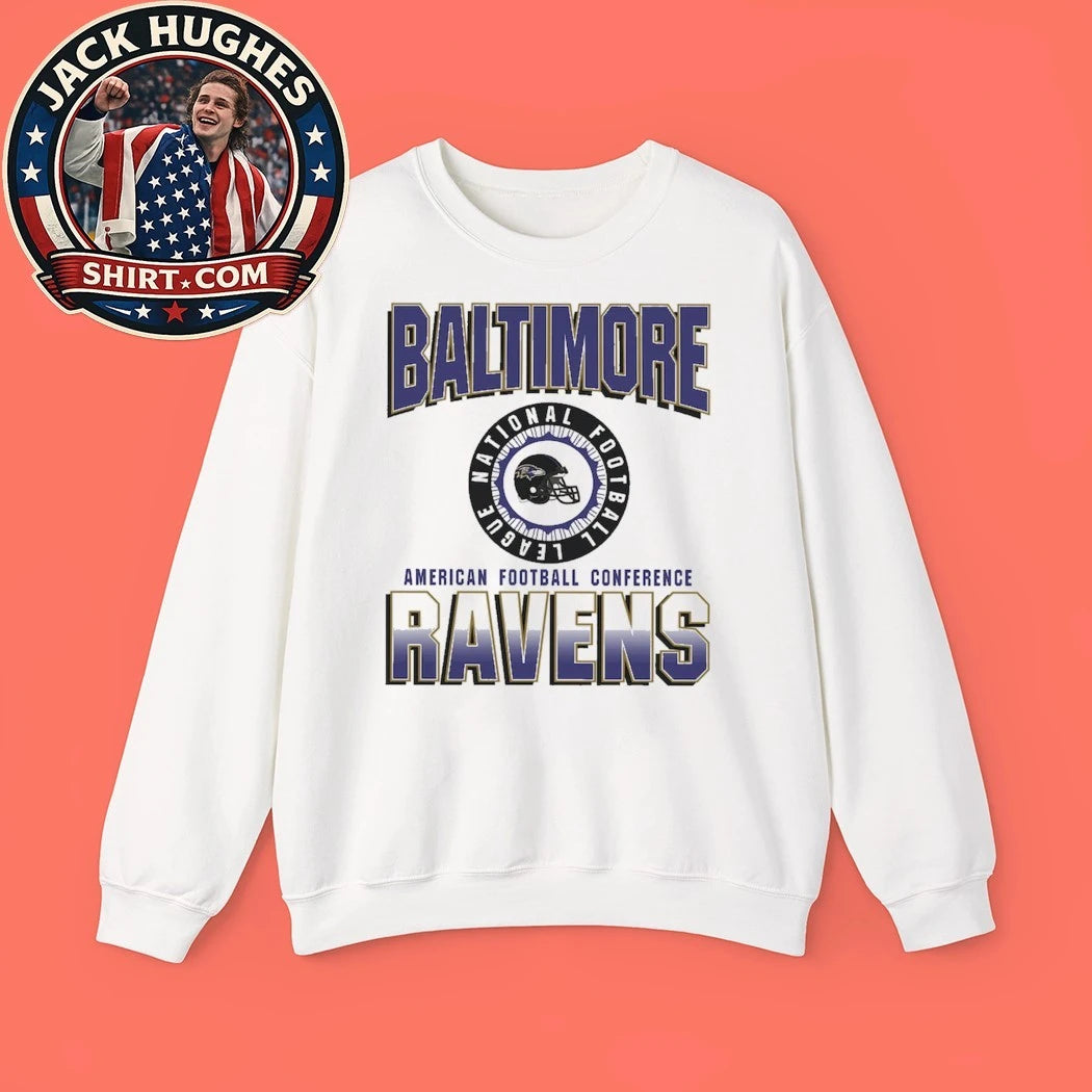 Baltimore Ravens Gameday Couture American Football Conference Logo T-Shirt