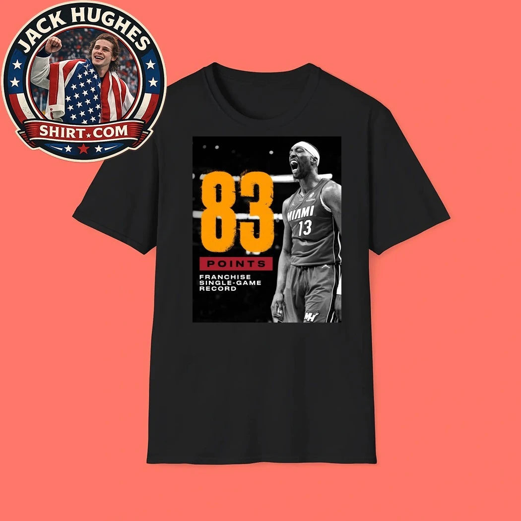Bam Adebayo’s historic moment as he broke the scoring record in a single game Shirt