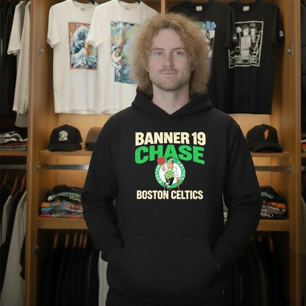 Banner 19 Chase Boston Celtics Vintage Playoff Quest Shirt