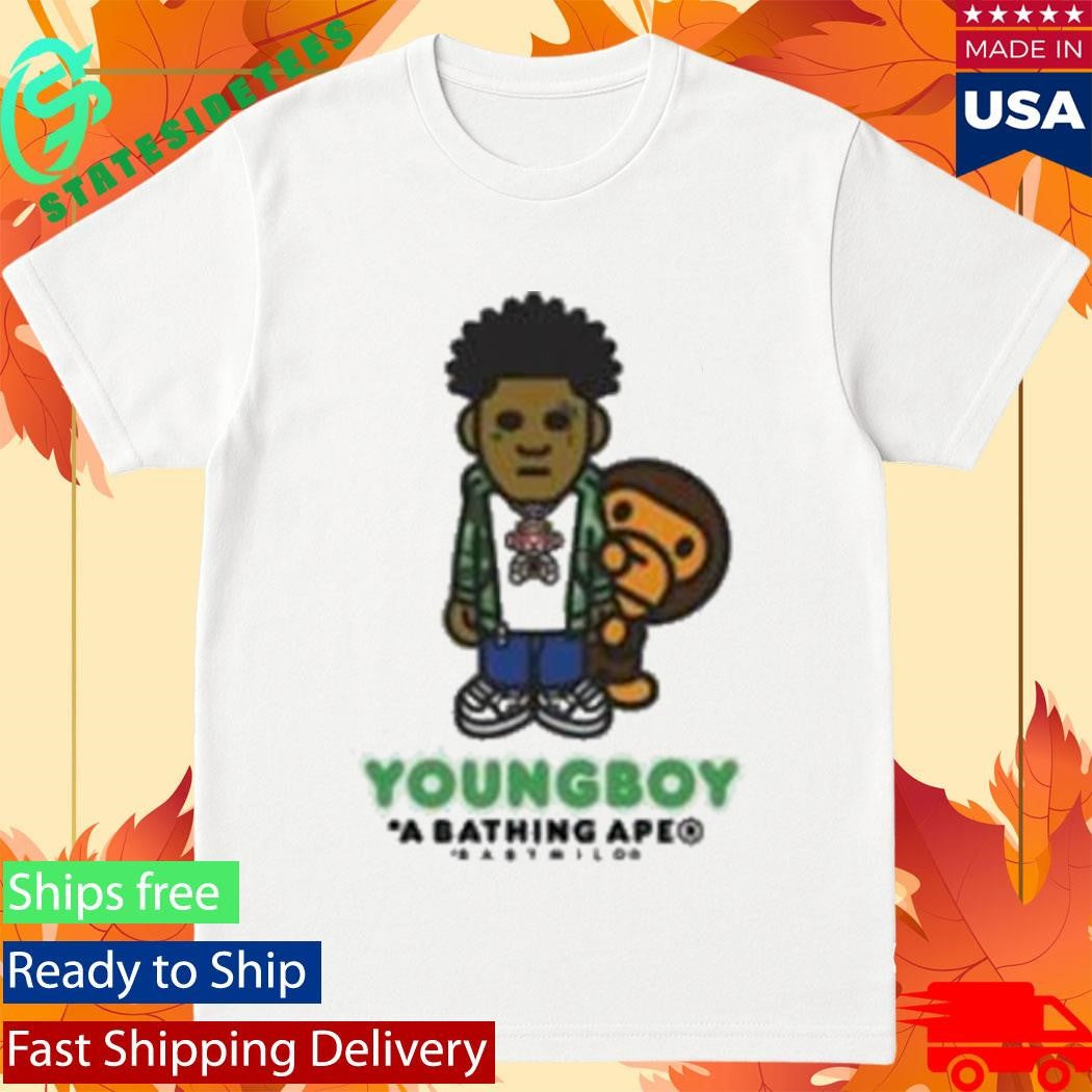 Bape X Youngboy Never Broke Again Milo Shirt