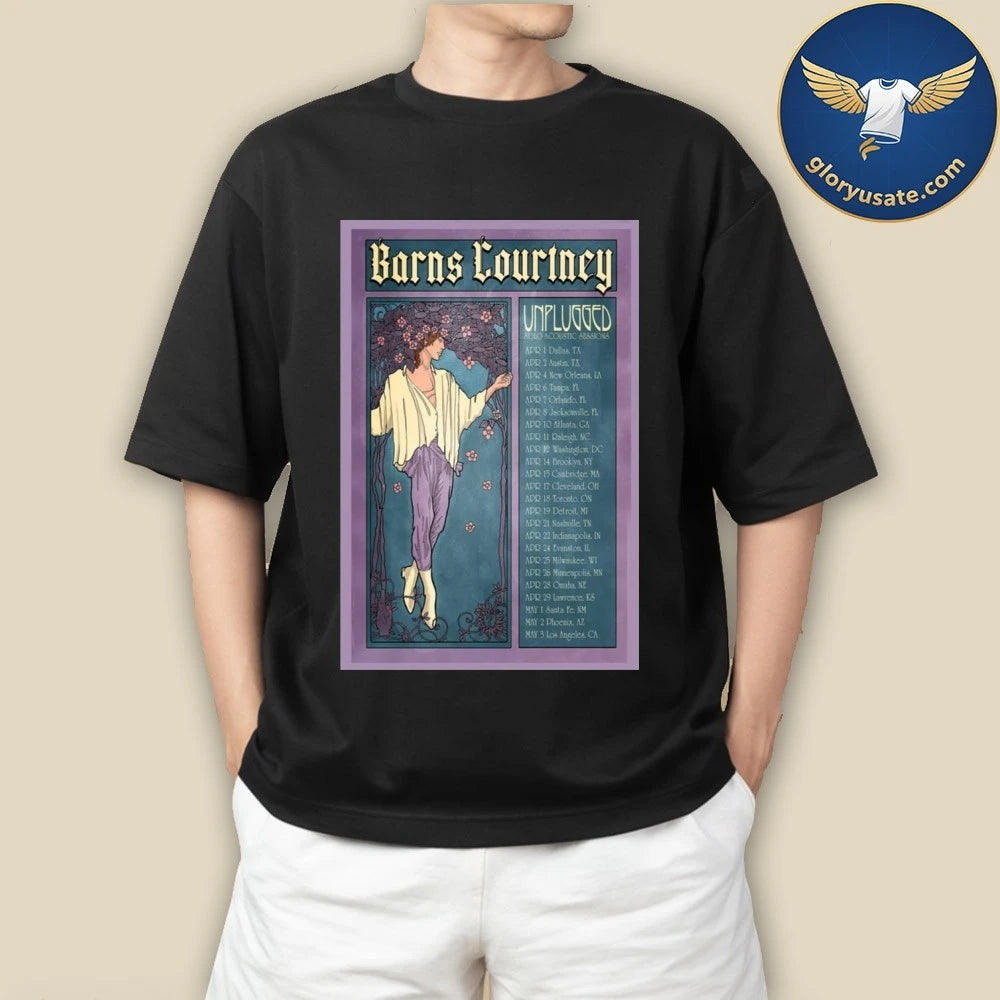 Barns Courtney US Acoustic Tour 2026 Poster Shirt