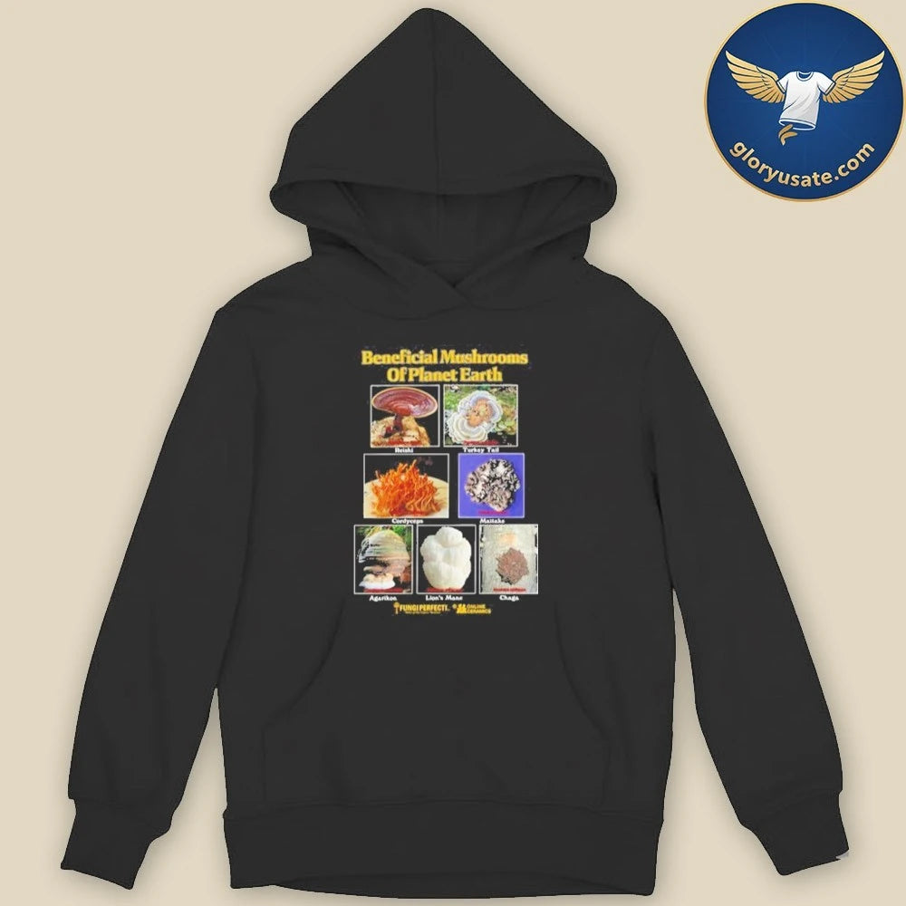 Beneficial Mushrooms Of Planet Earth Shirtt