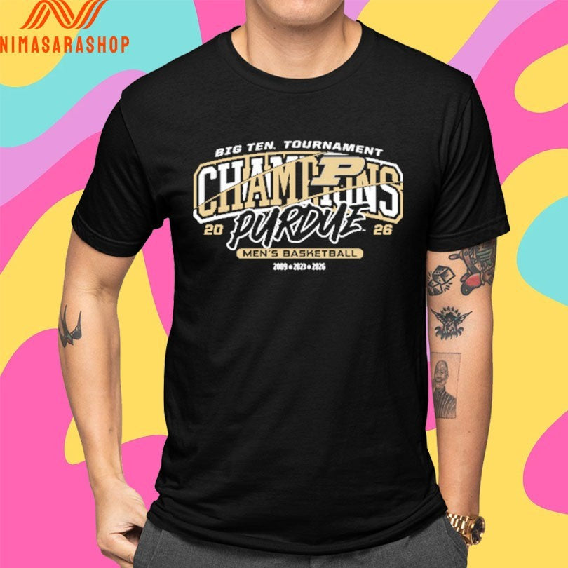Big Ten Tournament Champions Purdue Men’s Basketball 2026 Shirts