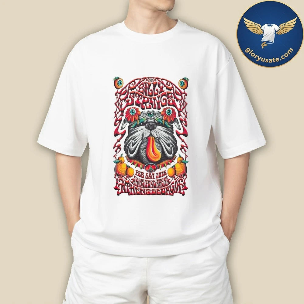 Billy Strings Akins Ford Arena February 6-7 2026 Concert Poster Shirt
