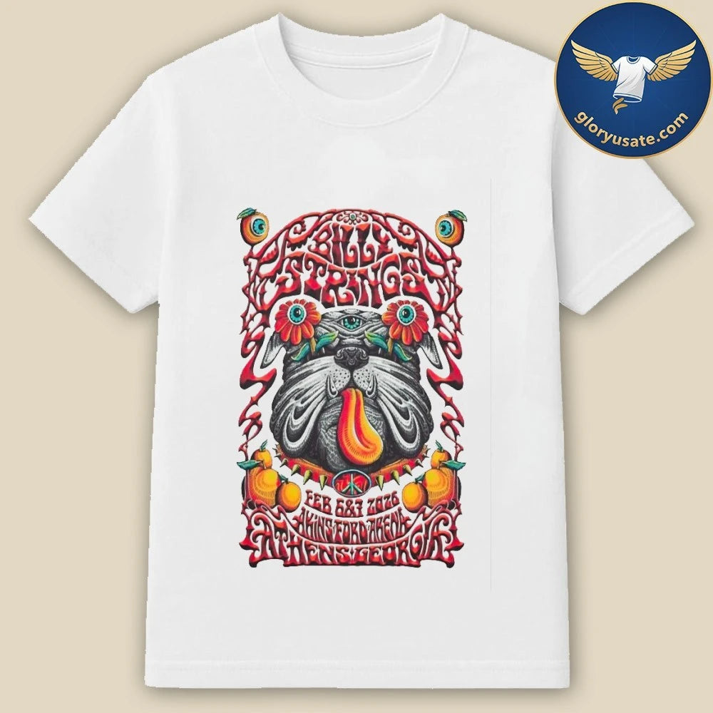 Billy Strings Akins Ford Arena February 6-7 2026 Concert Poster Shirt