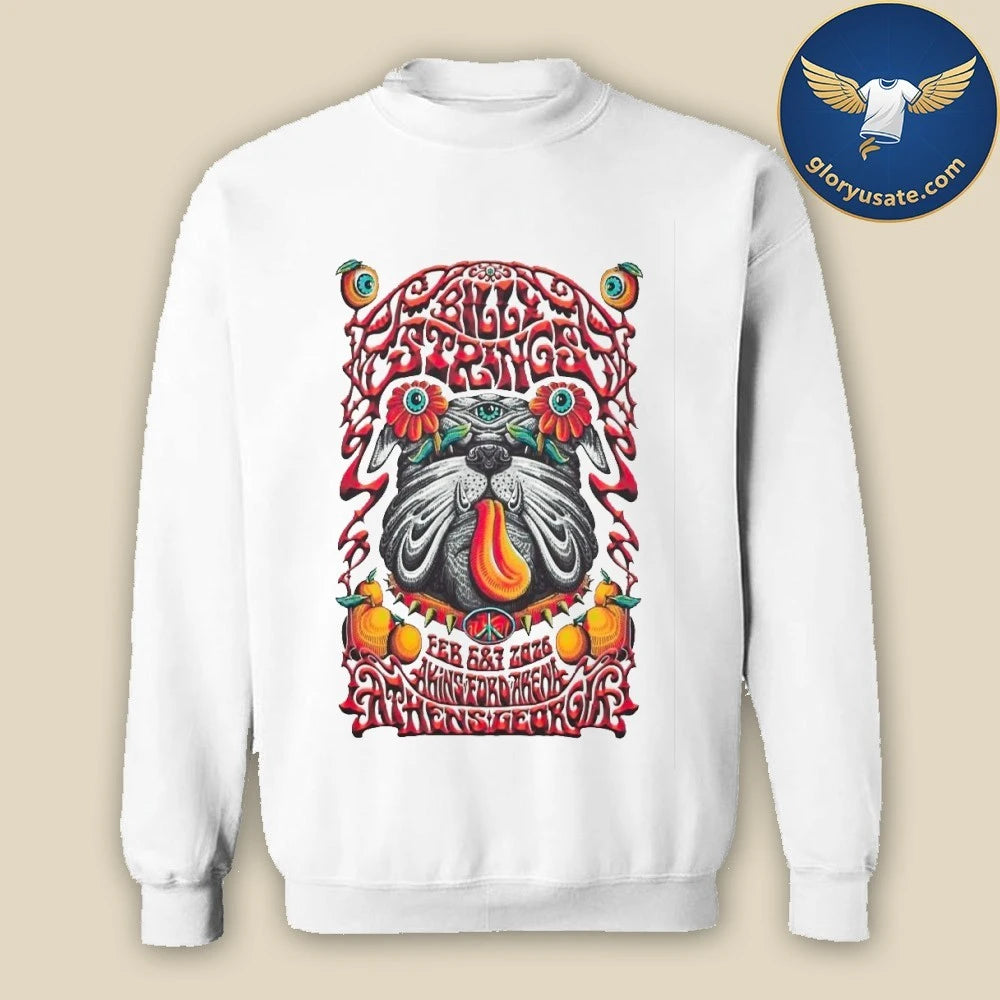 Billy Strings Akins Ford Arena February 6-7 2026 Concert Poster Shirt