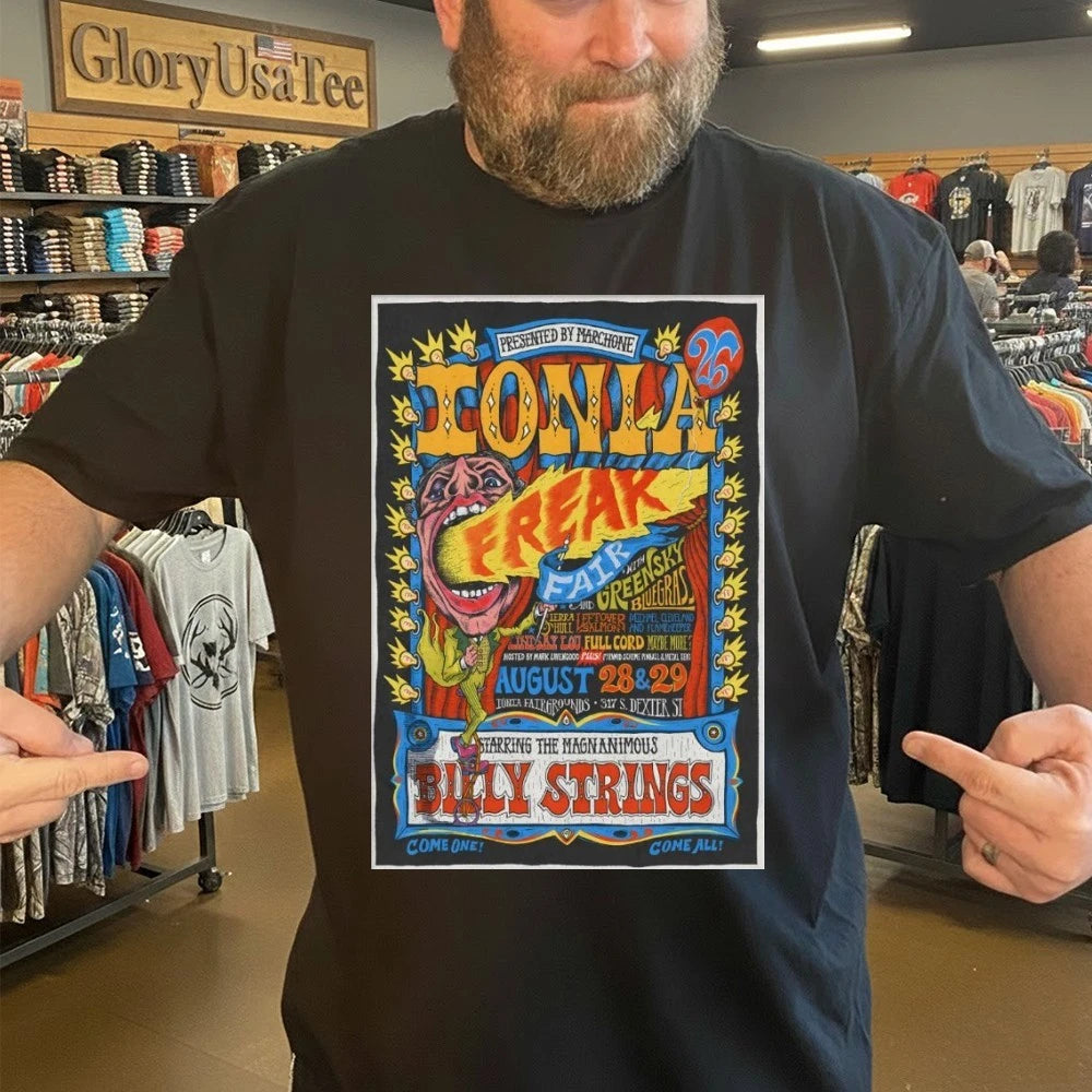 Billy Strings Tour Ionia MI On Aug 28-29 2026 Poster Shirt