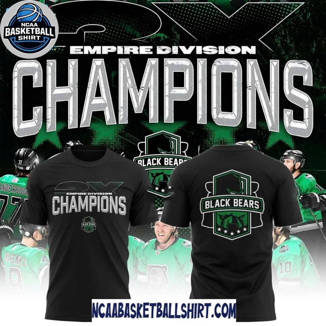 Binghamton Black Bears 2026 Empire Division Champions T-Shirt