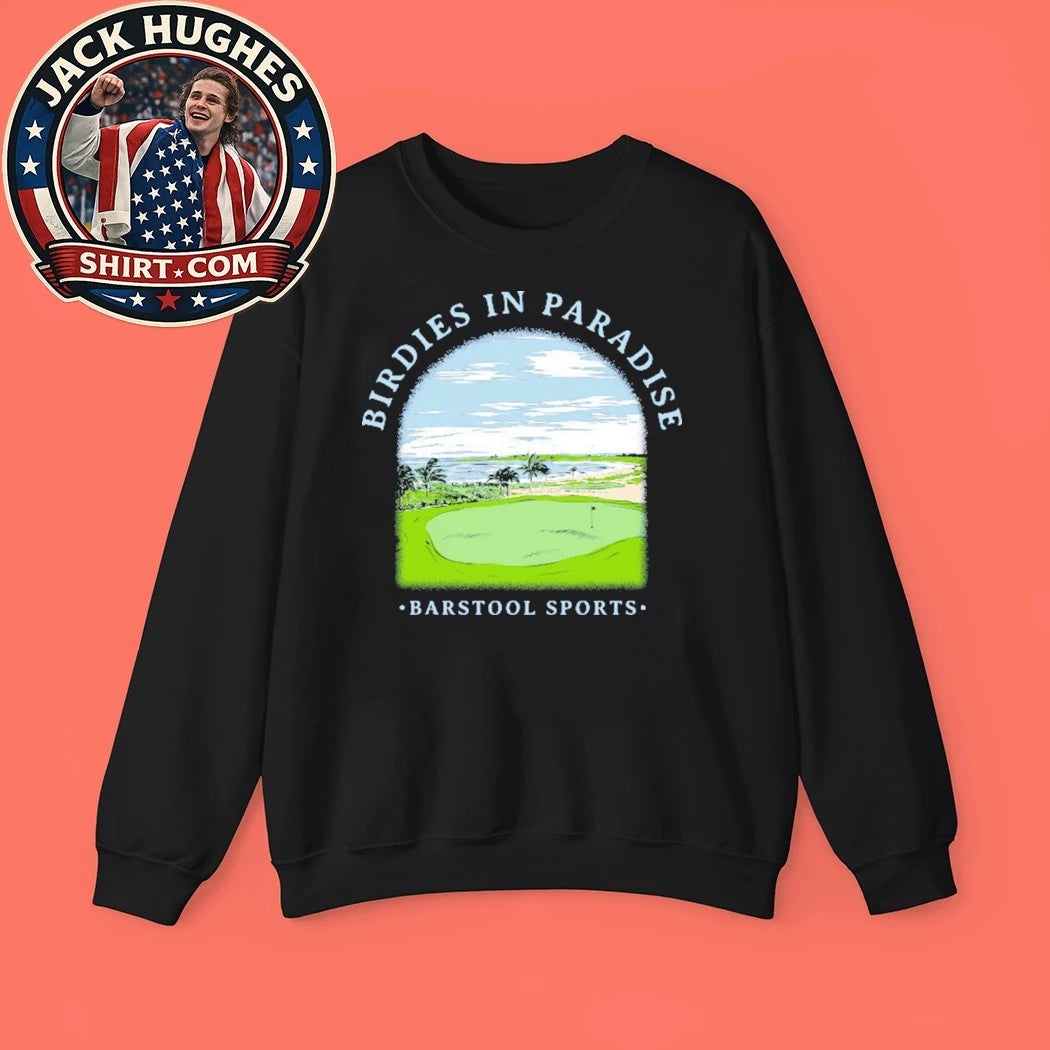 Birdies In Paradise Barstool Sports Pocket Shirt