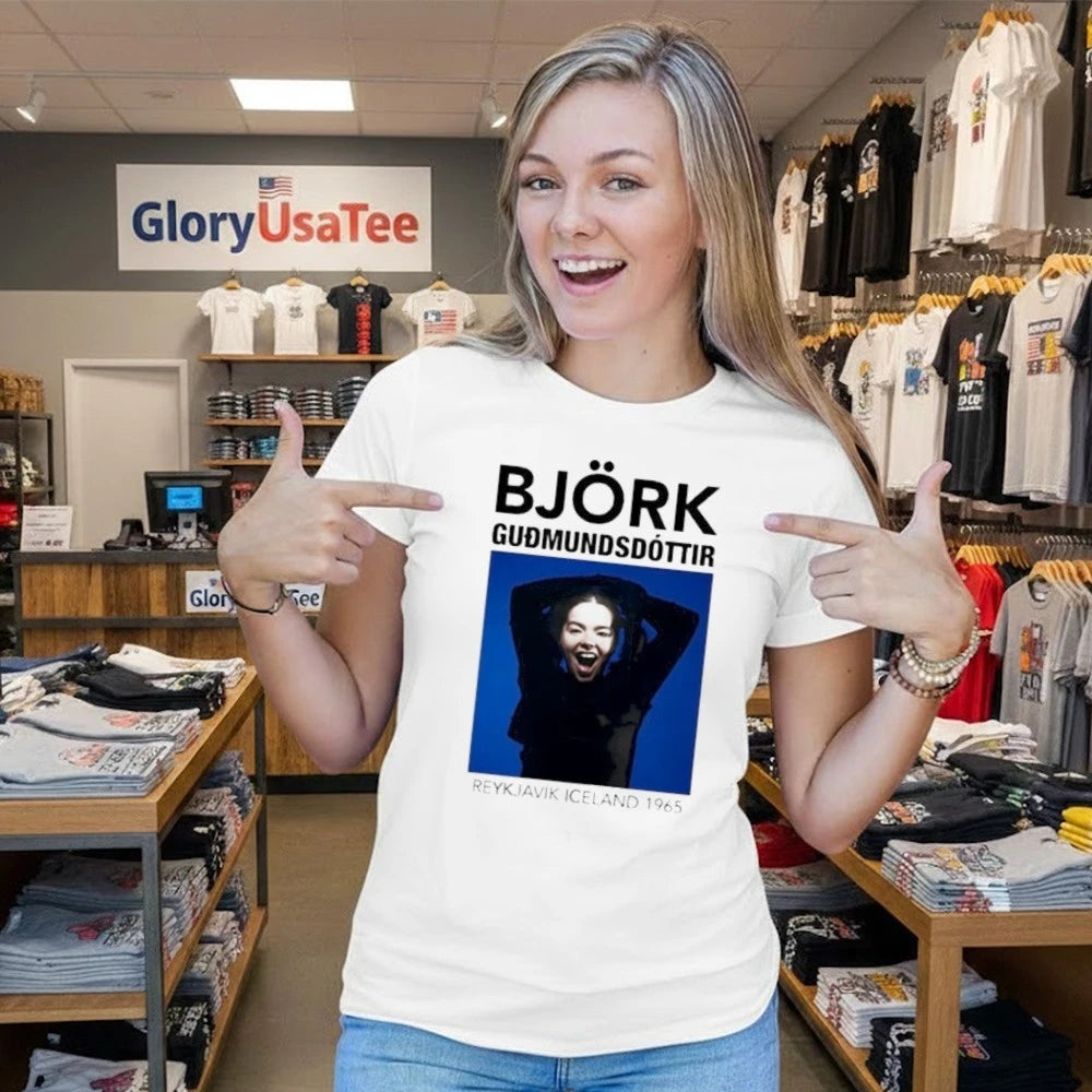 Bjork Gudmundsdottir Reykjavik Iceland 1965 shirt