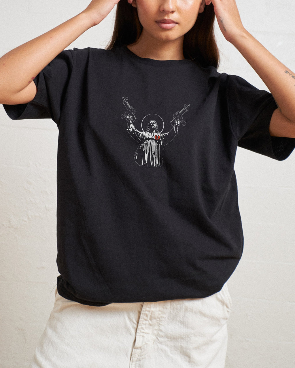 Machine Gun Christ T-Shirt