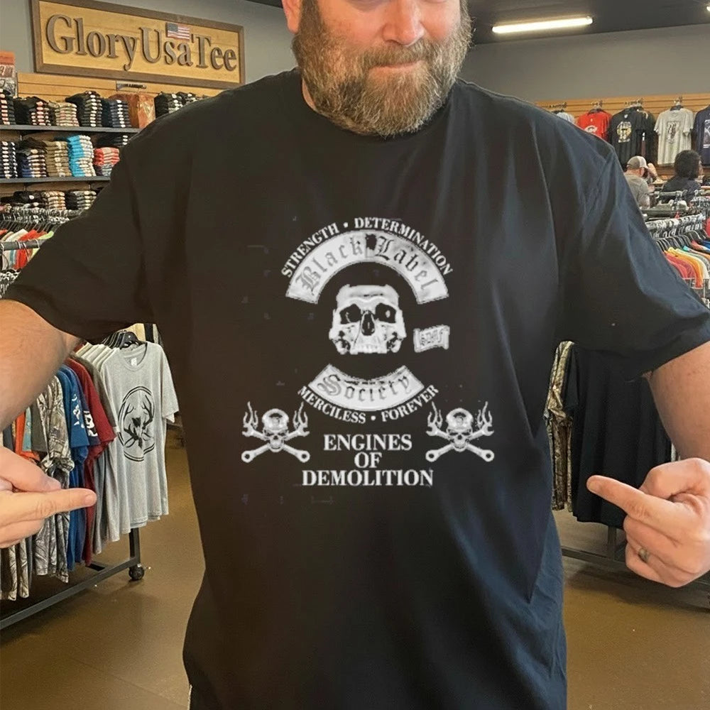 Black Label Society 2026 Engines Of Demolition Black Tour Shirt