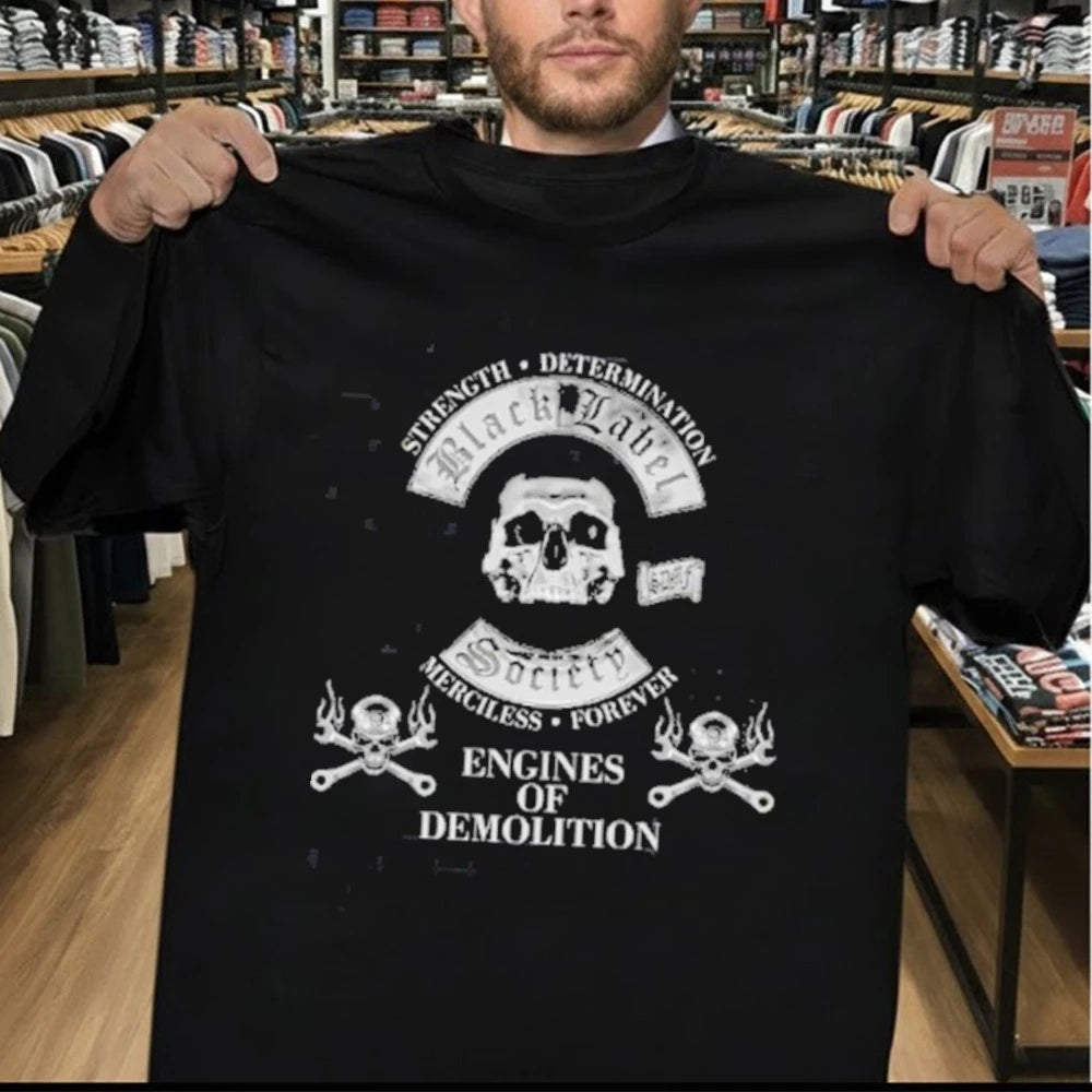Black Label Society 2026 Engines Of Demolition Black Tour Shirt