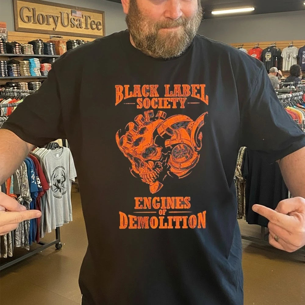 Black Label Society 2026 Engines Of Demolition Skully Shirt