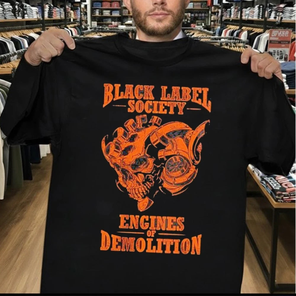 Black Label Society 2026 Engines Of Demolition Skully Shirt
