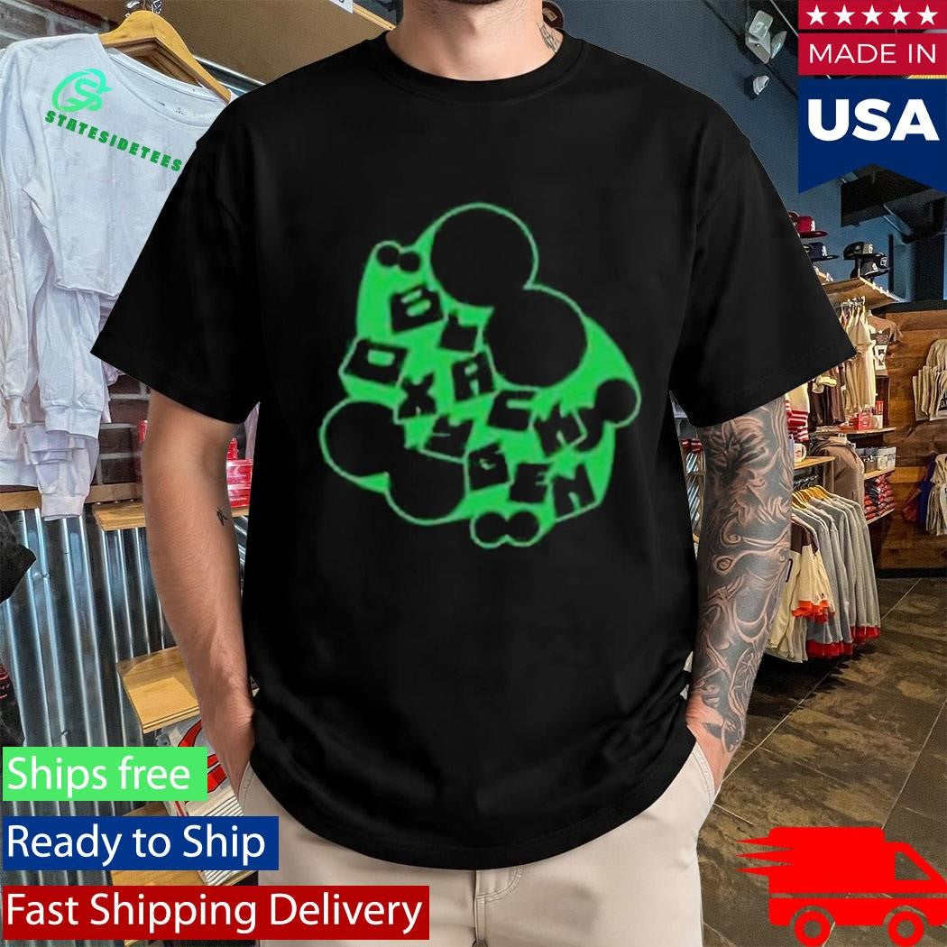 Black Oxygen Bloxy Green Shirt