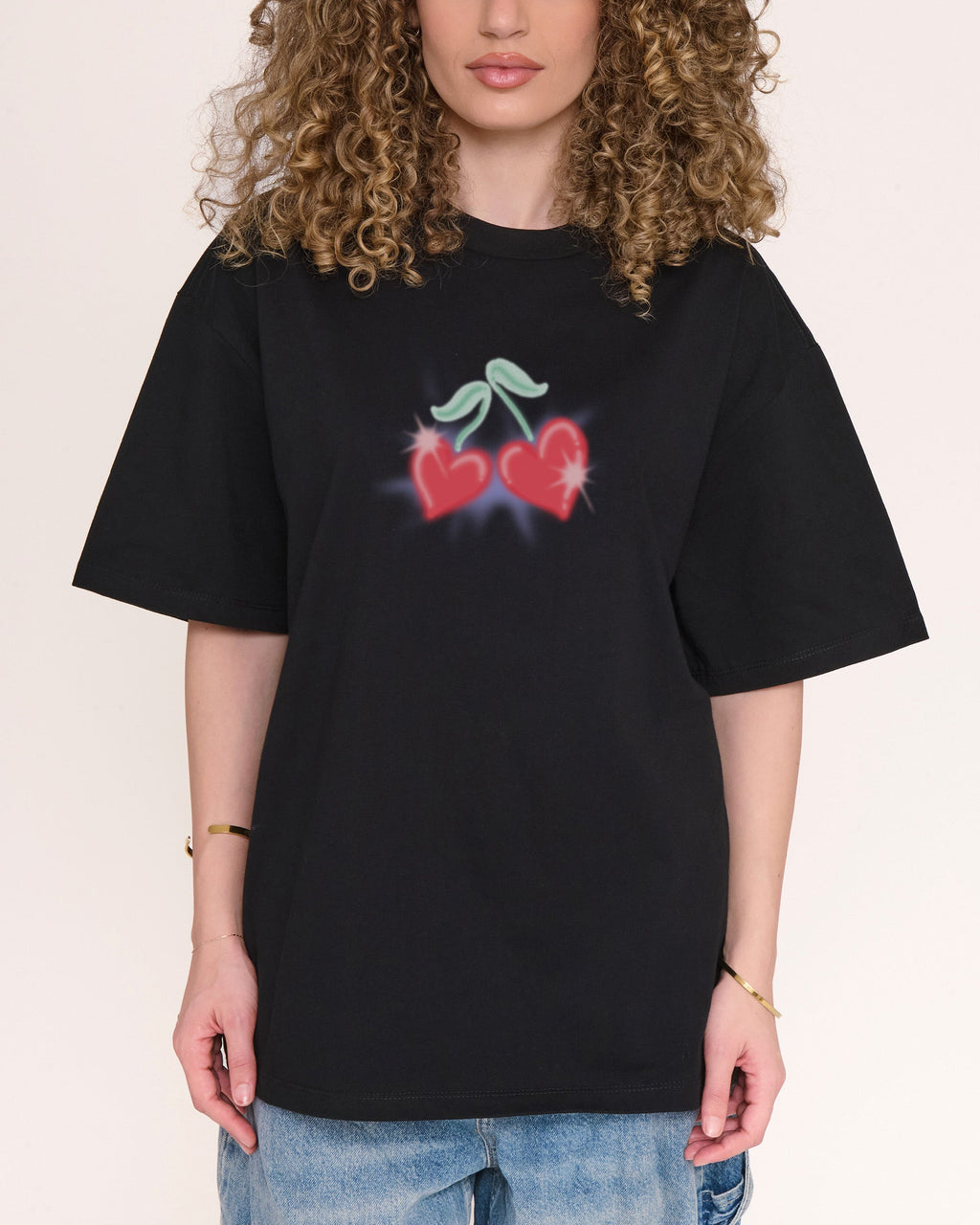 Love Cherry Oversized Tee