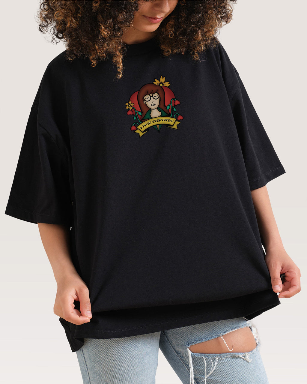 I Hate Everybody Oversized Tee
