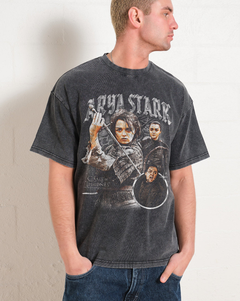 Vintage Arya Stark Oversized Tee