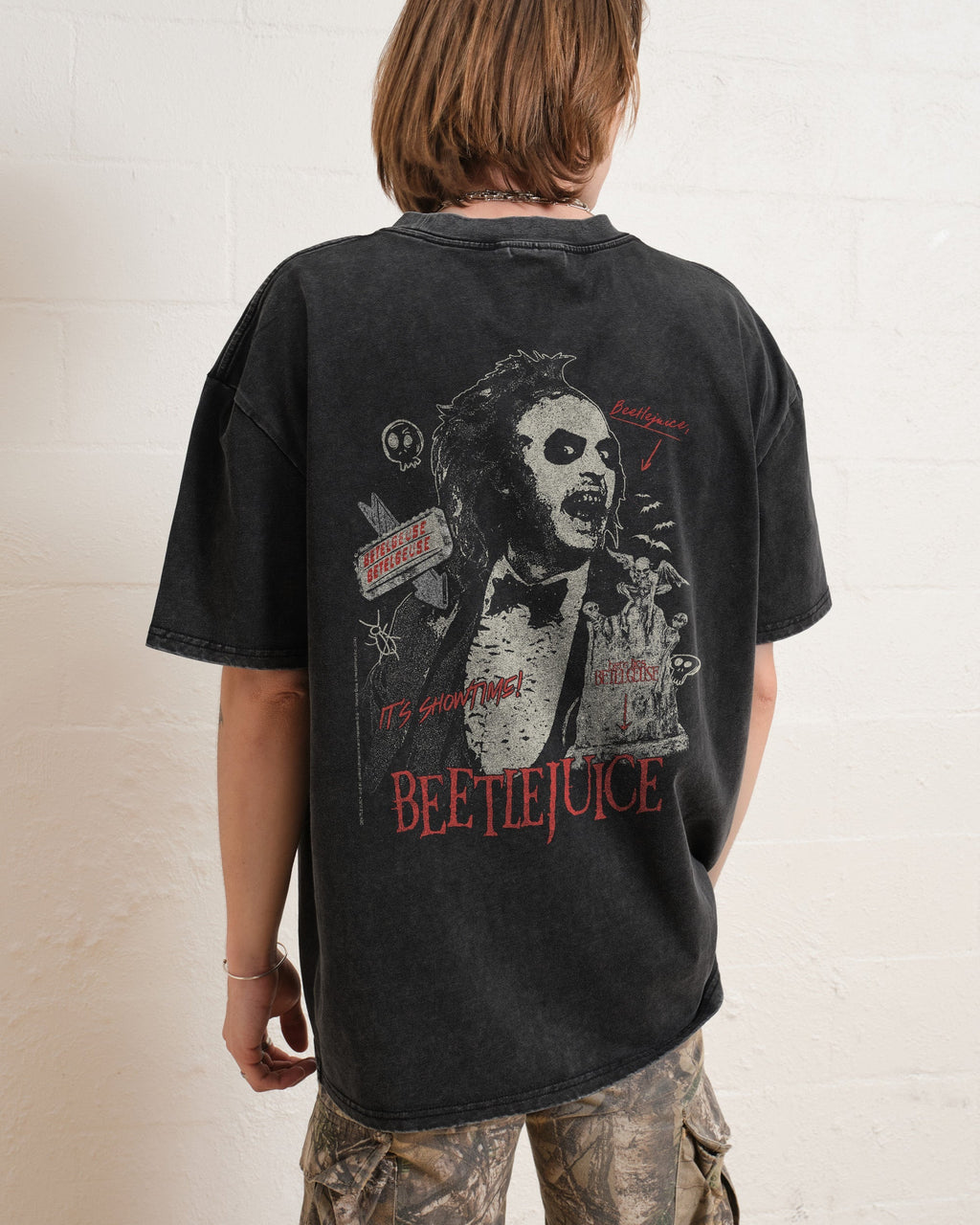 Beetlejuice Grave Oversized Tee