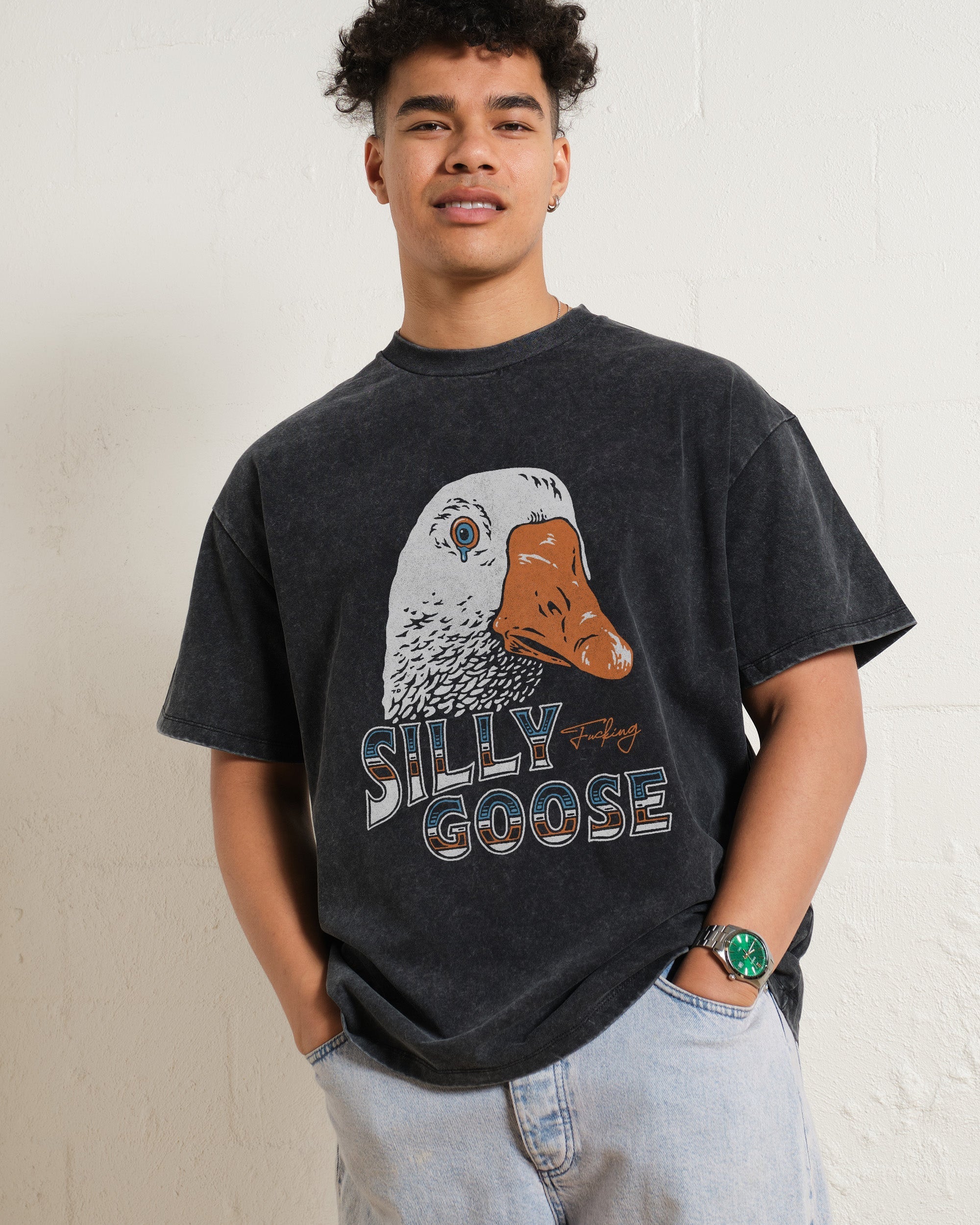 Silly Fkn Goose Oversized Tee