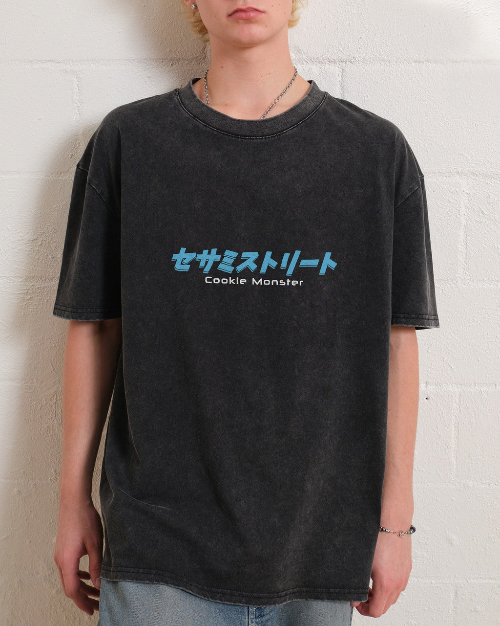 Cookie Kaiju Front and Back Oversized Tee