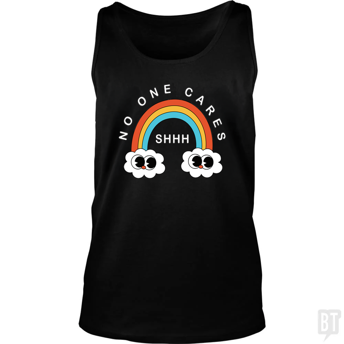 Shhh No One Cares Tank Top