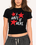 I Hate It Here Longline Baby Tee