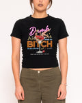 Dumb Bitch Hotel Longline Baby Tee