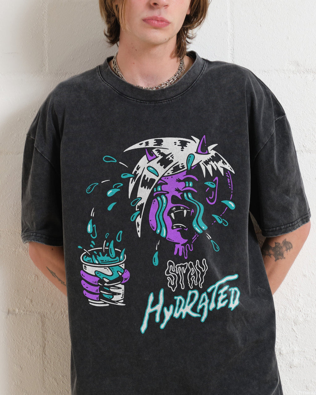 Stay Hydrated Oversized Tee