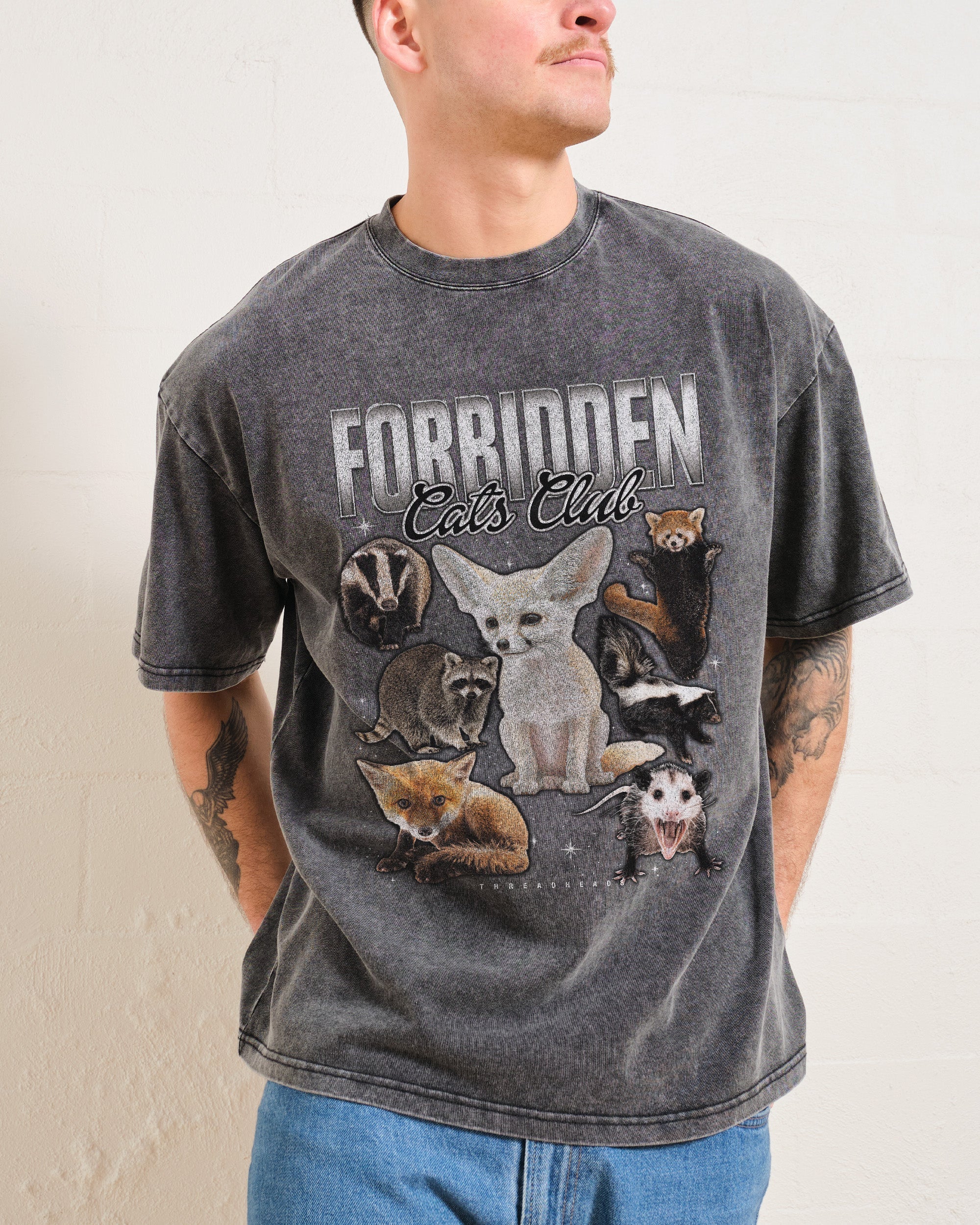 Forbidden Cat Club Oversized Tee