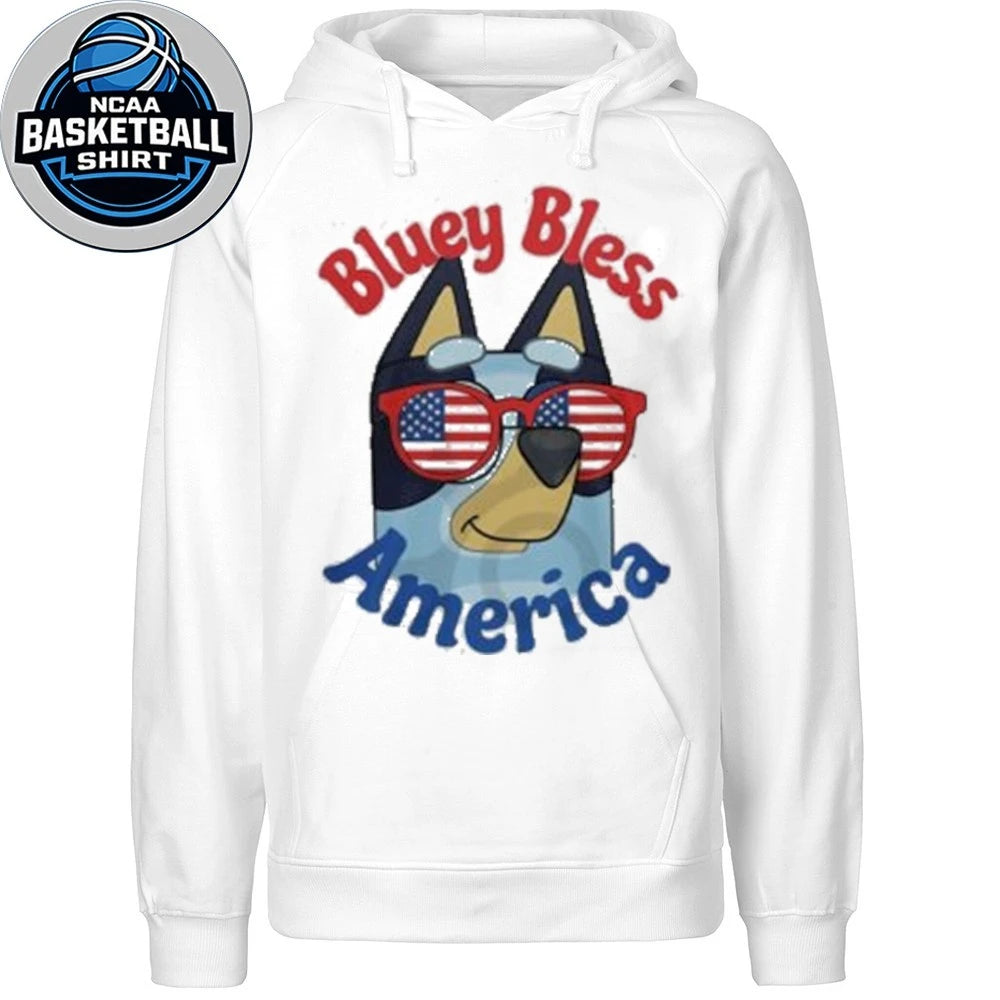 Bluey Bless America 250th Anniversary Patriotic Shirt