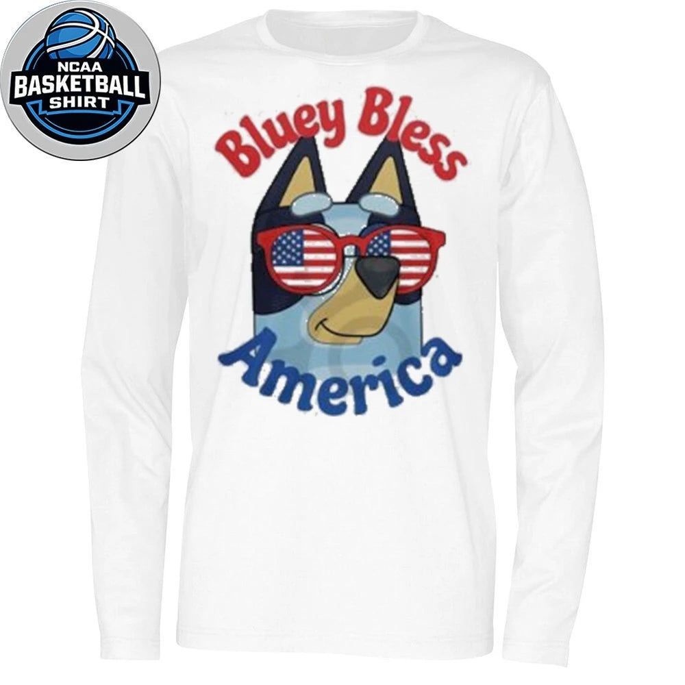 Bluey Bless America 250th Anniversary Patriotic Shirt
