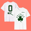 Boston Celtics Jayson Tatum Back to 0 Logo T-Shirt