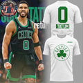 Boston Celtics St. Patrick’s Day 2026 Jayson Tatum Back To 0 Logo Two Sided Shirt
