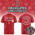 Boston Red Sox Firefighter Appreciation Day 2026 Logo Two Sided Shirt