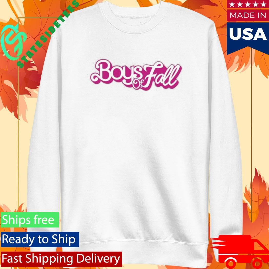 Boys Of Fall Bof Pink Logo Shirt