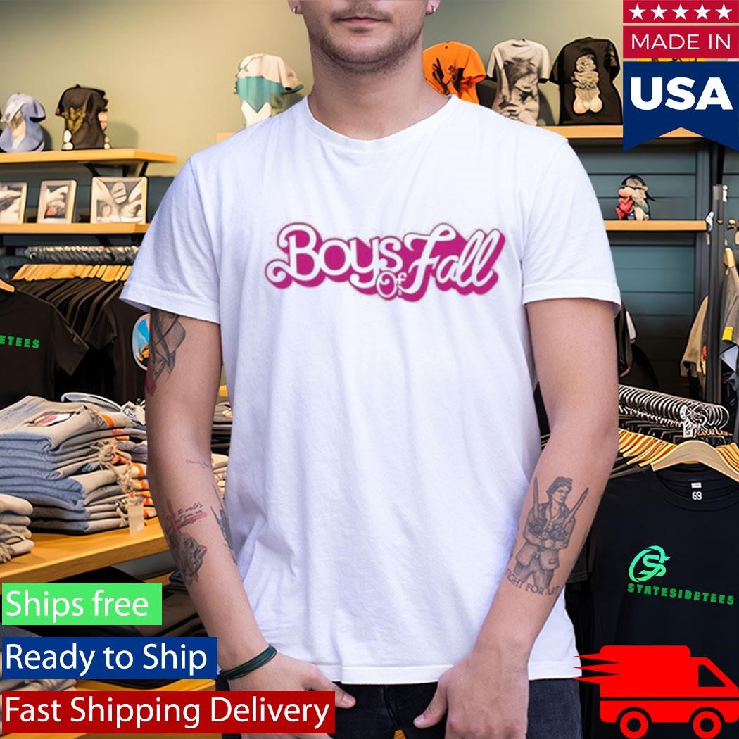 Boys Of Fall Bof Pink Logo Shirt