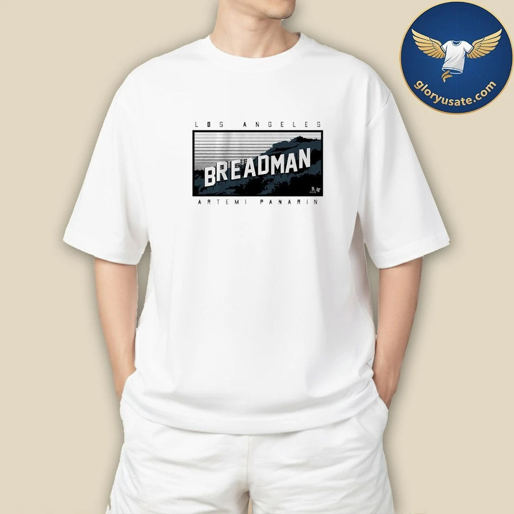 Breadman Artemi Panarin Los Angeles Hockey Sign Shirt