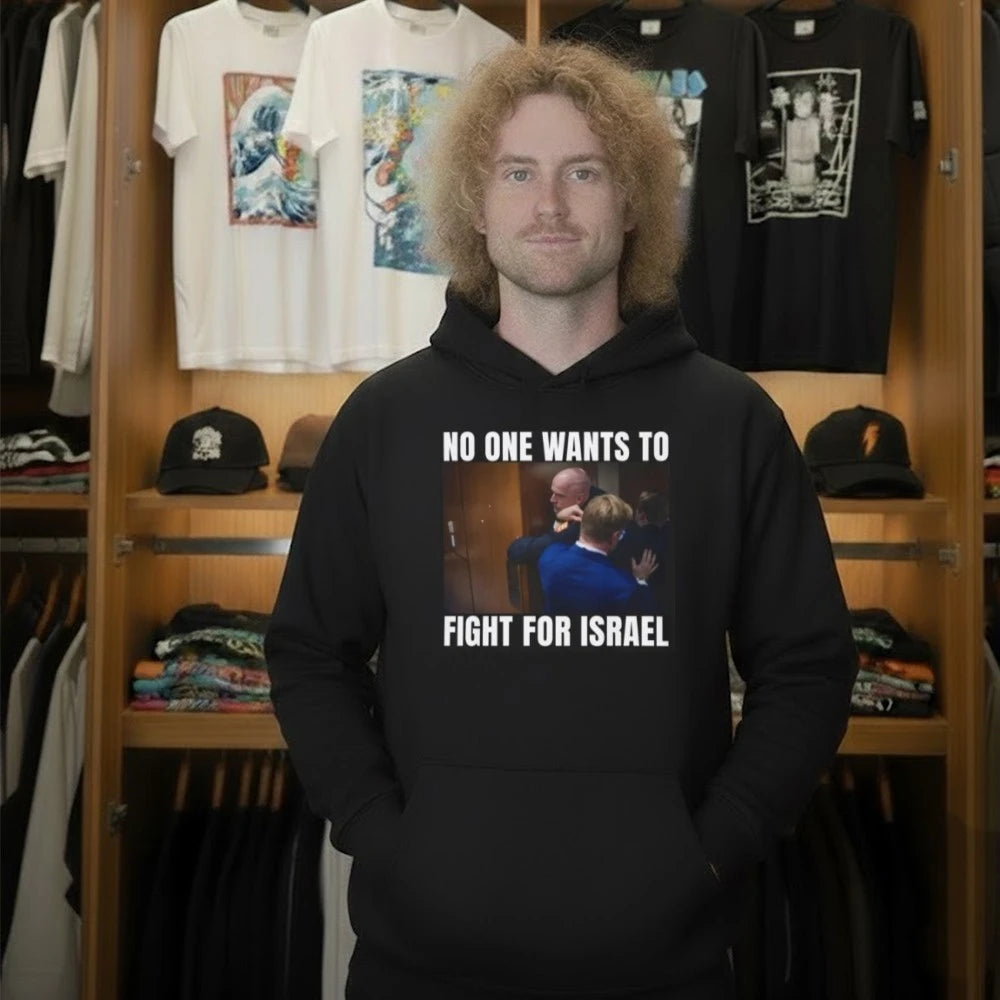Brian McGinnis No One Wants to Fight for Israel Shirt