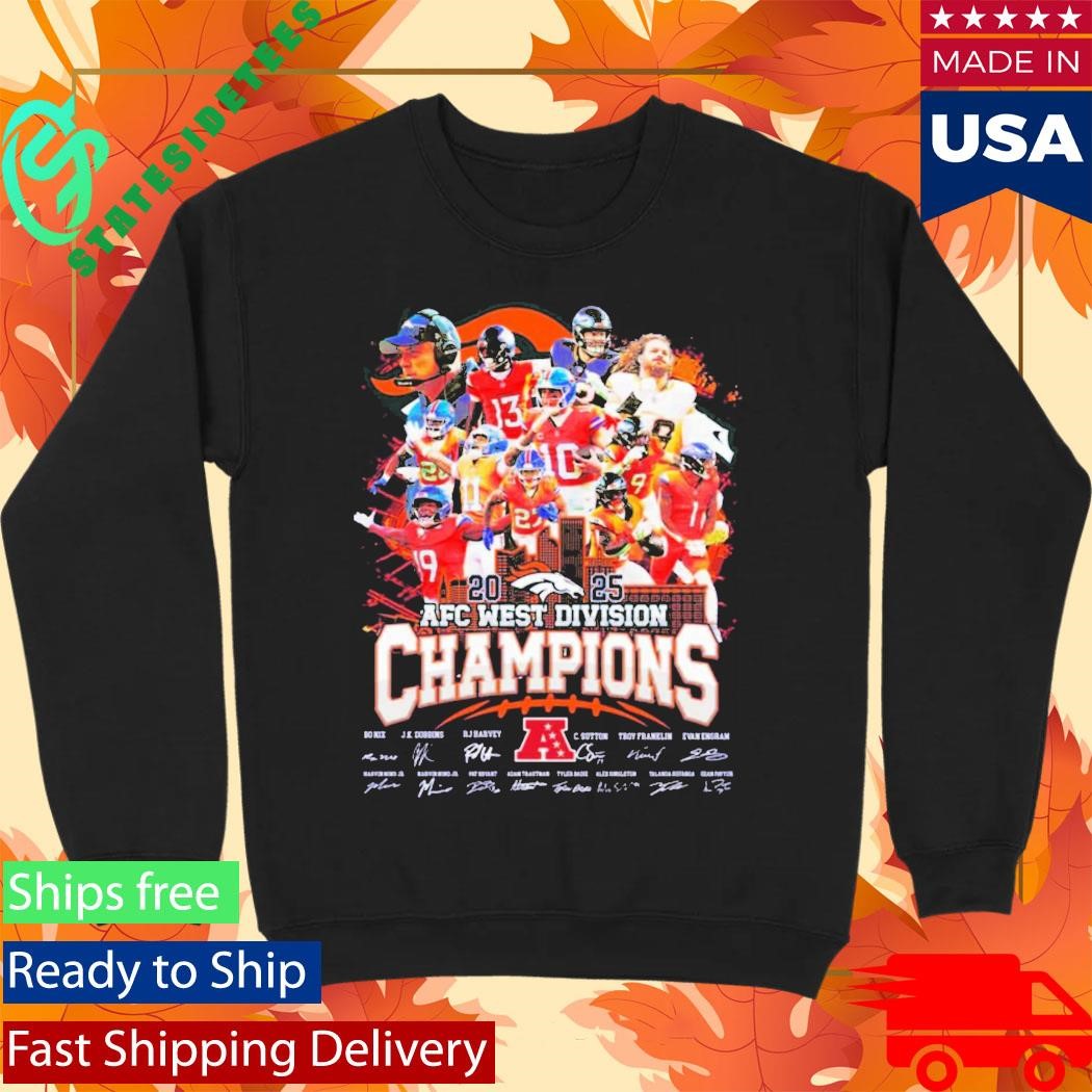 Broncos Are AFC West Division Champions 2025 Shirt