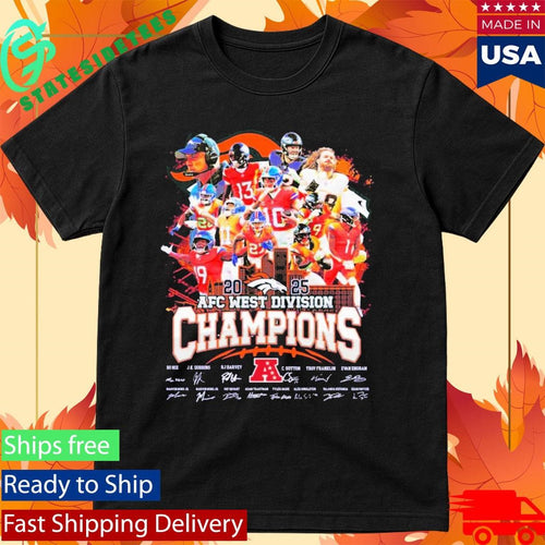Broncos Are AFC West Division Champions 2025 Shirt
