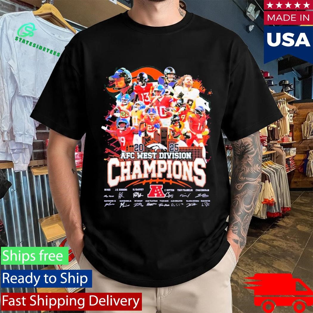 Broncos Are AFC West Division Champions 2025 Shirt