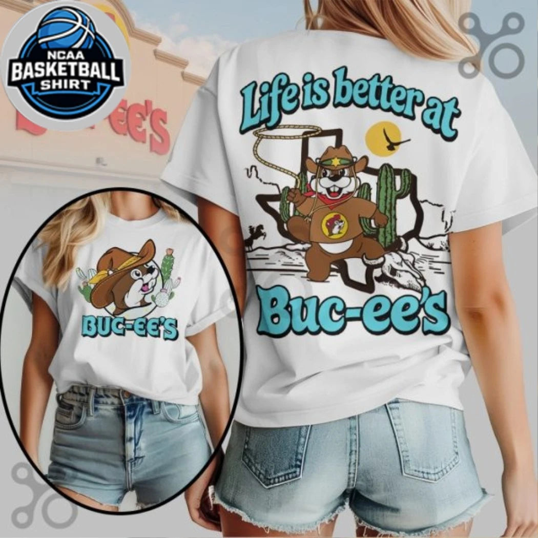 Buc-ee’s Texas Cowboy Graphic Tee, Cute Texas Beaver T-Shirt