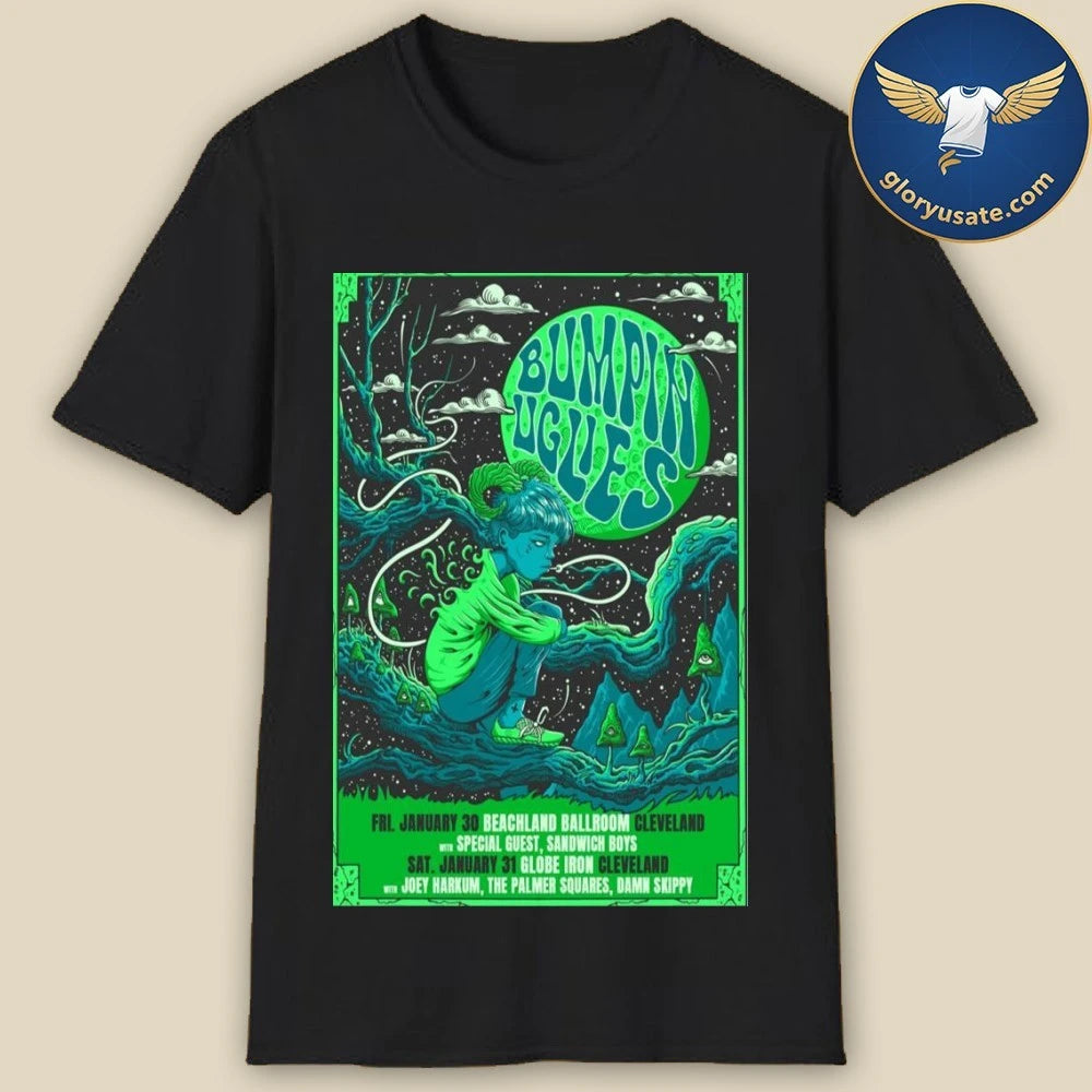 Bumpin Uglies Cleveland, Ohio January 30-31 2026 Concert Poster Shirt