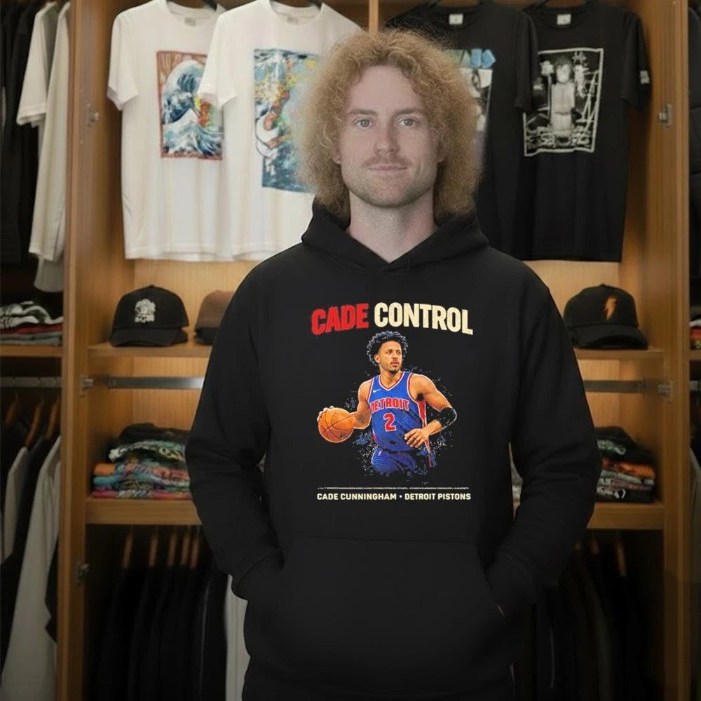 Cade Control Cade Cunningham Detroit Pistons 2 Graphic Shirt