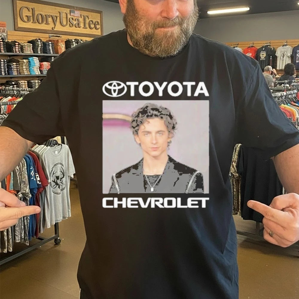 Car Brand Actor Toyota Chevrolet Shirt