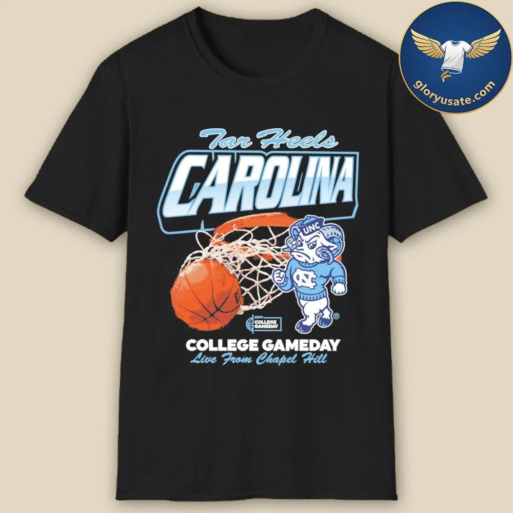 Carolina Tar Heels College Gameday Live from Chapel Hill Mascot Shirt